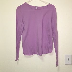 Fabletics open back long sleeve top!